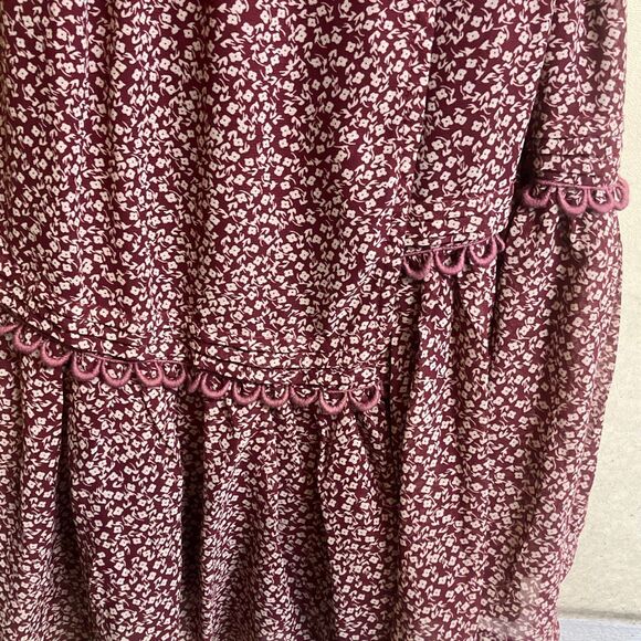 625. Shareen collections australian floral Cottagecore feminine wrap dress - Picture 9 of 9